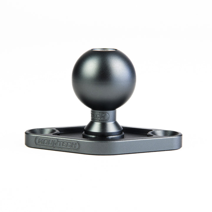 SpinLok™ Ball Mount - 1in, Storm Gray, 2-Bolt Base