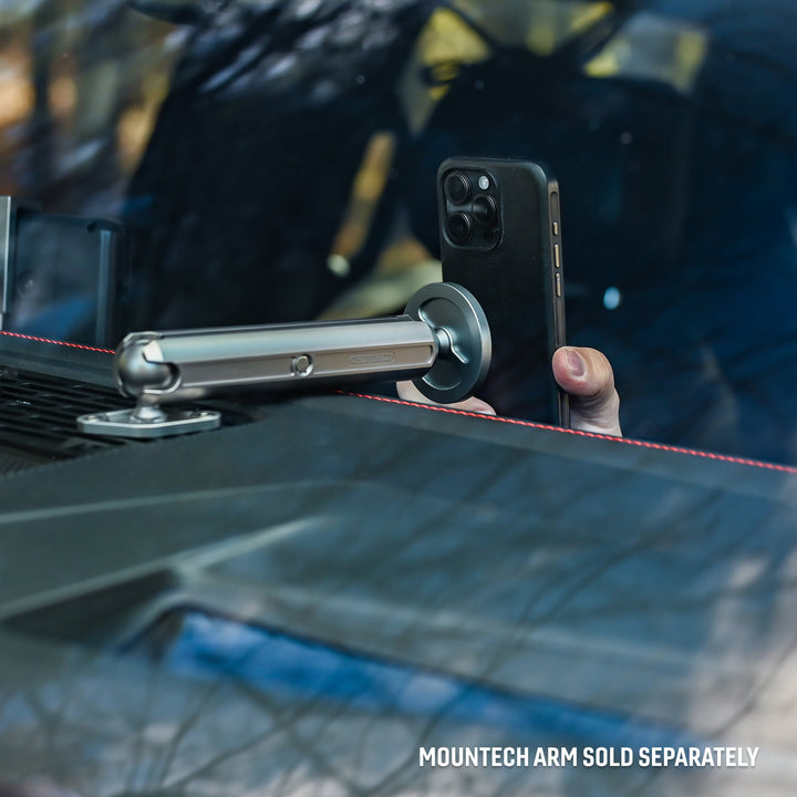 Mountech Phone Mount - Magnetic, MagSafe Compatible, 1in Ball, Storm Gray