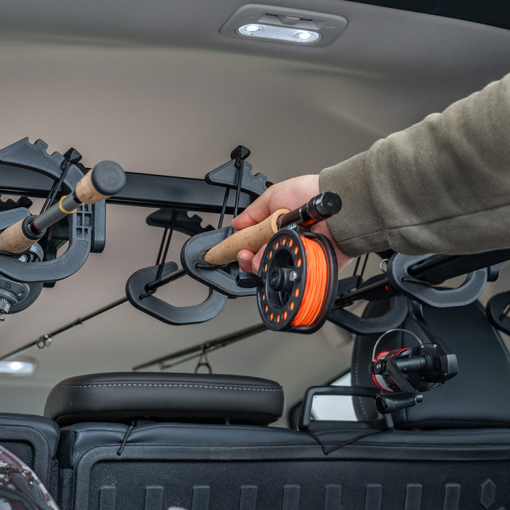 The Rod Rig™ - The Ultimate In-Vehicle Fishing Rod Holder