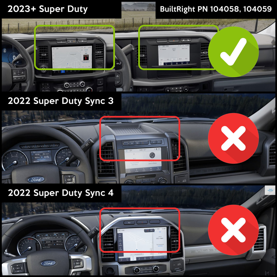 Dash Mount Phone Holder Kit - Ford Super Duty | 2023