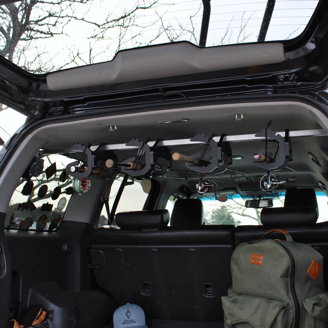 The Rod Rig™ - The Ultimate In-Vehicle Fishing Rod Holder