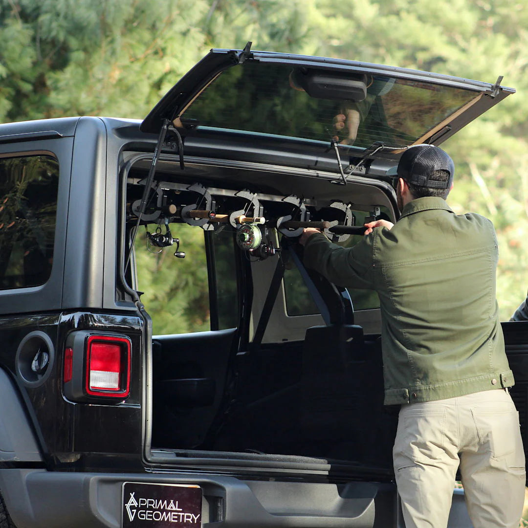 The Rod Rig™ - The Ultimate In-Vehicle Fishing Rod Holder